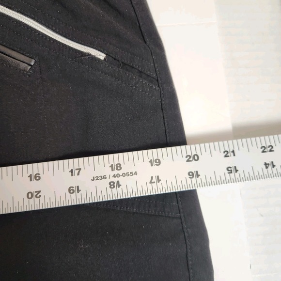 Jamie Sadock Womens Golf Pants Size 14 Black Stretch Tennis Golf Zip Pockets - Picture 10 of 16